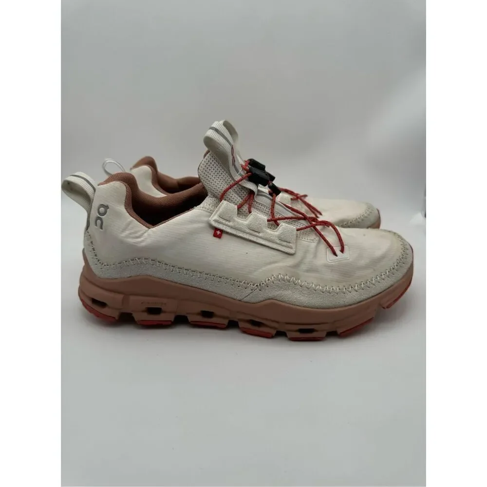 ON CLOUDAWAY ICE/CHILI RED GREY WHITE‎ RUNNING SHOES Women’s 10